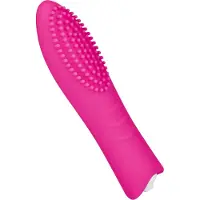 EIS , vibrator, noppen siliconen minivibrator, 12,5 cm, waterdicht, huidvriendelijke siliconen
