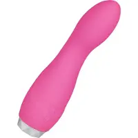 EIS , G-spot vibrator, 'gebogen siliconen vibrator, 15,3 cm', waterdicht, brede basis, huidvriendelijke siliconen