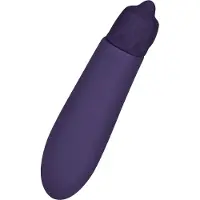 EIS , vibrator, aubergine minivibrator, 12 cm, waterdicht, huidvriendelijke siliconen