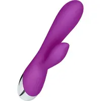 EIS , vibrator, siliconen Rabbit vibrator, 19,5 cm, waterdicht, oplaadbaar, huidvriendelijke siliconen