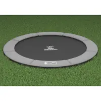 Magic Circle Pro Flat to the Ground Trampoline Grey 305 cm