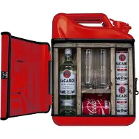 Designed by man Jerrycan Bar - Sterke Drank - Rood