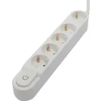 Enzo Chacon Design TCD RA 5V/3m 3x1,5qmm schakelaar wit - 6872810