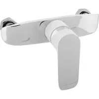 Nemo Go Ivory douchemengkraan eengreeps hartafstand 15 cm keramische schijven inclusief rozetten en Skoppelingen chroom 89304-268B