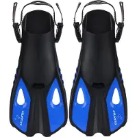 Atlantis Snapper - Zwemvliezen - Flippers - Volwassenen - Zwart/Blauw - 42-47