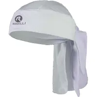 Rogelli Bandana Wielrennen Heren en Dames - Hoofddoek Fietsmuts Unisex - Wit - Maat One Size