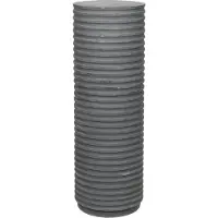 Broste Copenhagen Rillo podium Ø36XH106CM - grijs