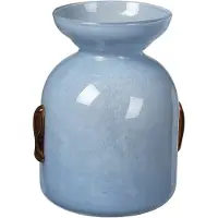 Broste Copenhagen Vera vaas blauw Ø21cm - 14485041