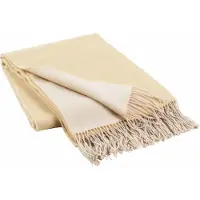 Broste Copenhagen Jeanne plaid geel - 130x200cm