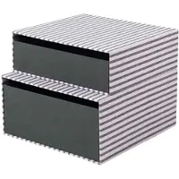 Broste Copenhagen Cecelia opbergboxen lichtpaars - 70080492
