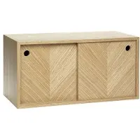 Hubsch Wandmeubel eikenhout met deuren