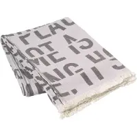 Broste Copenhagen Quote plaid lichtpaars - 50030223