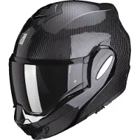 Scorpion Exo-Tech Evo Carbon Systeemhelm Zwart M unisex
