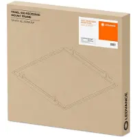 Ledvance LED-paneel, inbouwmontage, frame 600mm, voor gipsplaatinstallatie. Artikelnummer: 4058075402881