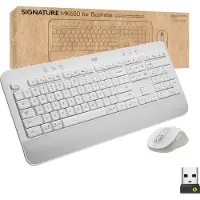 Logitech 920-011021 toetsenbord Inclusief muis Kantoor Bluetooth QWERTZ Zwitsers Wit