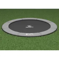 Magic Circle Pro Flat to the Ground Trampoline Grey 366 cm