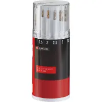 Parkside Boorset - Set: 11 delig - Steenboren - Praktische box om gemakkelijk boren uit te pakken - Maten: 3-3-4-4-5-5-6-6-8-8-10 mm - Extreem hittebestendig voor lange levensduur- Materiaal: Staal