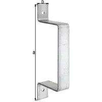 Alberts Beslag Voor Omheiningspoorten 40x320mm