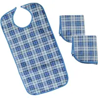 Aidapt slab volwassen blauw ruit - 90 x 44 x 4 cm