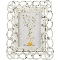 Clayre & Eef Fotolijst 10x15 cm Beige Kunststof Glas Fotokader Beige Fotokader