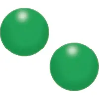 Aidapt 2 stuks stressbal om hand, pols of onderarm te versterken - Groen