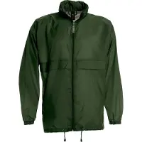 B&C Windjas 'Sirocco Men Windbreaker' Collectie maat 3XL Flesgroen