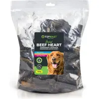 Topmast gedroogd hart - Heerlijke gezonde kauwsnack - Voordeelverpakking 2 x 1 Kilo