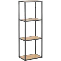 Home4You by fonQ Jaxon Wandrek 108 x 37 - Zwart / Bruin Bruin, Zwart