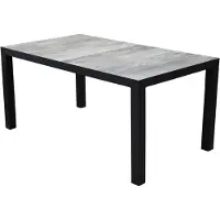 AVH-Collectie Fresno dining tuintafel 160x90xH74 cm antraciet