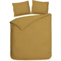 Heckett & Lane Banda Amber Gold - 100% Katoen-Satijn - 200 x 200/220 cm