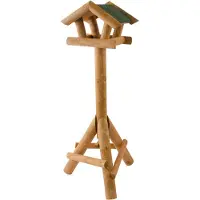 Wildbird Vogelvoederhuis Gazebo Lariks Groen 40x50x114 cm Vogelbescherming Nederland