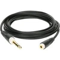 Klotz EXTENSION CABLE BLACK 3M JACK 3P - SOCKET 3P