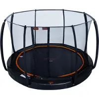 Avyna Trampoline Pro-Line FlatLevel 14 + Royal Class Veiligheidsnet Zwart