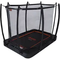 Avyna Trampoline Pro-Line FlatLevel 275 x 190 + Royal Class Veiligheidsnet Zwart