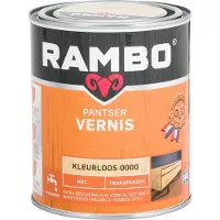 Rambo pantser vernis mat kleurloos 750 ml