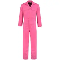 Coppens Overall volwassenen roze - Polyester - Carnavalskleding heren | Maat 68 +