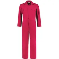 Bestex Overall Drukknoop polyester/katoen Fuchsia 48 / Roze