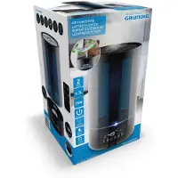 Grundig Luchtbevochtiger met Hygrometer Aroma Diffuser Capaciteit 4.3 liter Zwart