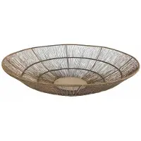 Coppens Schaal "Haley" oud goud metaal 45x45x10cm