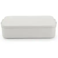 Brabantia Make & Take Bento Lunchbox/Broodtrommel - incl Bentobox - Large - Kunststof - Light Grey