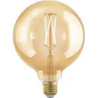 Eglo LED lamp E27 | Globe G125 | Filament | Amber | 1700K | Dimbaar | 4W (28W)