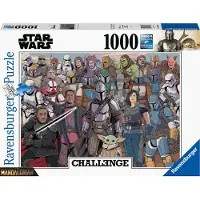Ravensburger Puzzel STAR WARS Baby Yoda 1000 stukjes - Collectie Challenge Puzzle - Vanaf 14 jaar