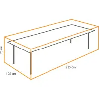 Coppens Winza tafel beschermhoes L225 B105 H75 -