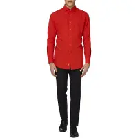 Oppo Merchandise Group B.V. Overhemd LS Red Devil | Maat Eur 37 |