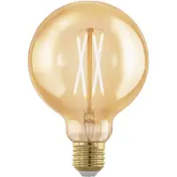 Eglo LED lamp E27 | Globe G95 | Filament | Amber | 1700K | Dimbaar | 4W (28W)