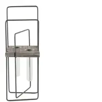 Coppens Vaas m/2 oog Robin grijs - l13b13h33cm