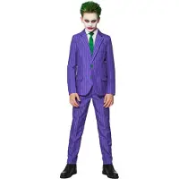 Suitmeister kostuum halloween The Joker paars/wit Jongens Polyester Reverskraag - maat 122/140