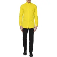 Opposuits Overhemd LS yellow fellow | Maat Eur 47 |