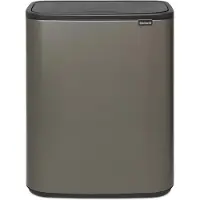Brabantia Bo Touch Bin 2 x 30 Liter Platinum