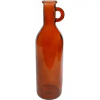 Coppens Vaas glas 'Rioja' met oor 15x50cm roest |
